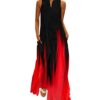Boho Tank Sundress Collection Red and Black