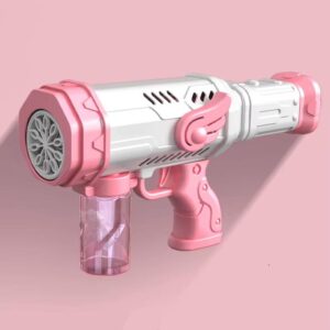 Electric Bubble Gun with Lights – Kids Outdoor Summer Fun Bubble Maker