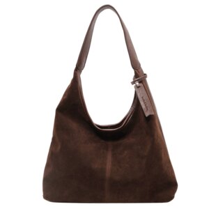 Suede Hobo Bag — Retro Elegance Meets Everyday Comfort