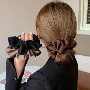 Silk Satin Scrunchies