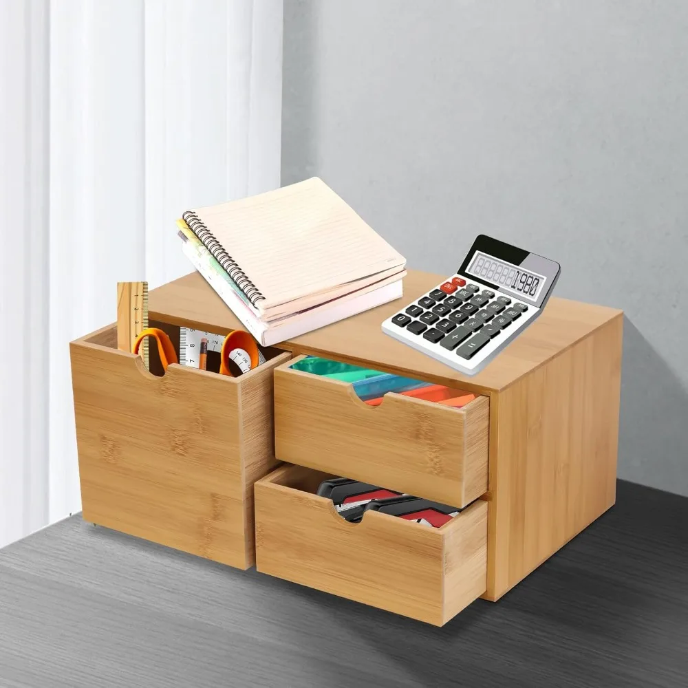 Bamboo Desk Organizer - Image 6