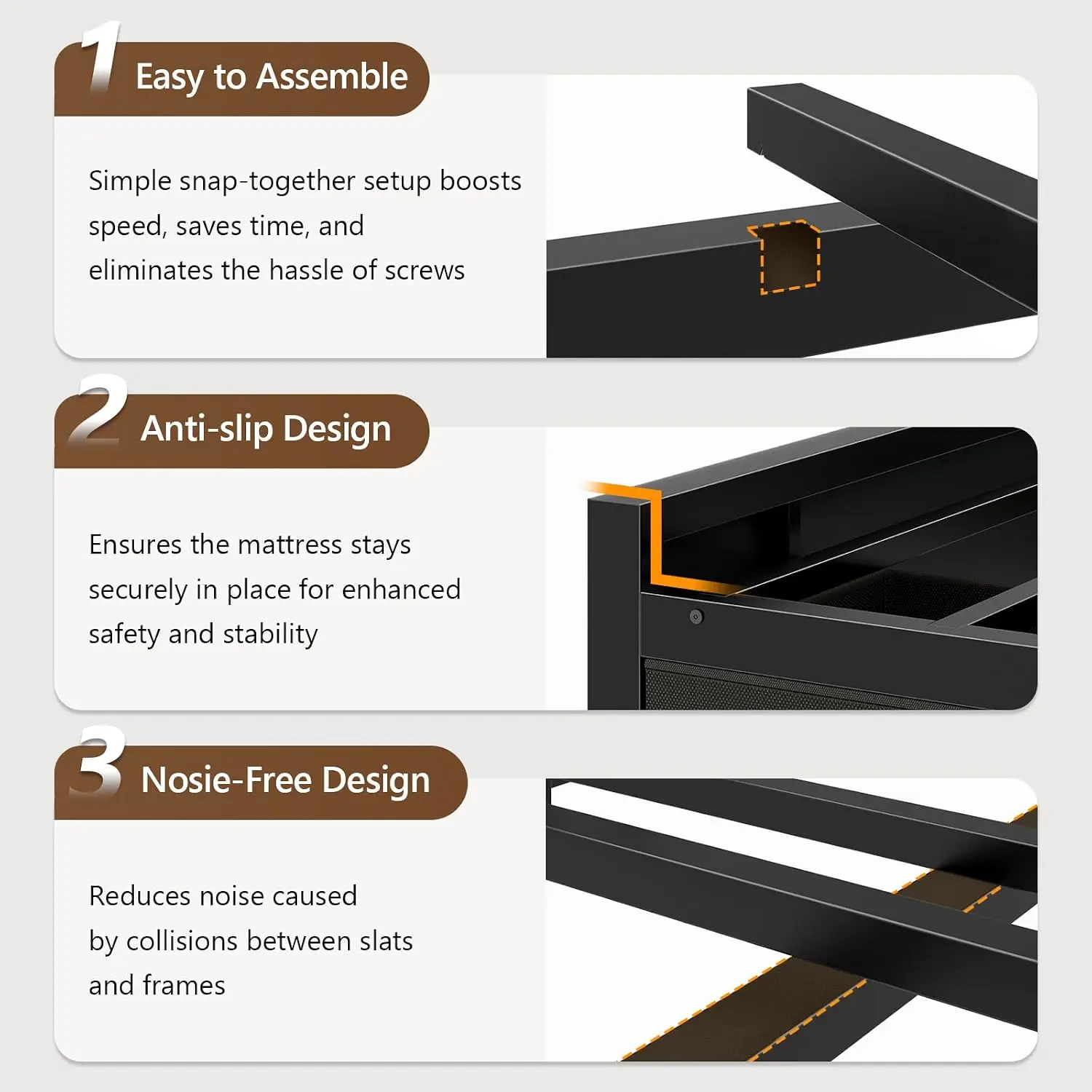 Full Platform Bed with 8 Drawers Storage Headboard LED Lights Charging Station Under Bed Storage No Box Spring, Customized