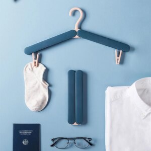 Foldable Travel Clothes Hanger for Space Saving Organization
