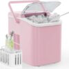 ChillStream portable countertop ice maker with handle on a clean modern kitchen counter
