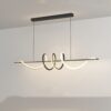 Minimalist three ring LED ceiling pendant