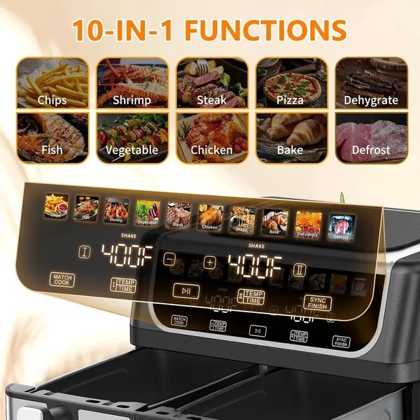 Dual Basket Air Fryer - Image 5