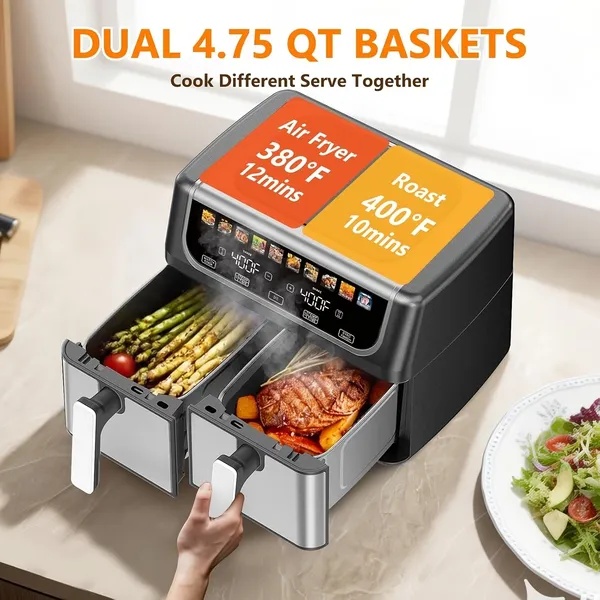 Dual Basket Air Fryer - Image 3